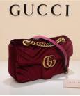 Сумка Гуччі GG Marmont Small Velvet Shoulder Bag